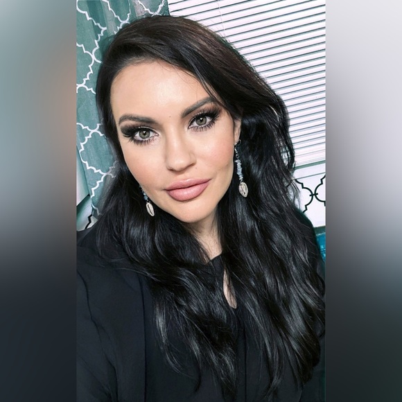 Pretty Baby Blue Natural Crystal Earrings+Sea Shells Dangle Earrings Silver - Picture 7 of 16